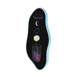 Quadro Orgânico Decorativo Flor no Potinho com Moldura Filete Flexível Quadro Orgânico Decorativo Flor no Potinho com Moldura Filete Flexível