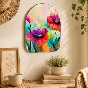 Quadro Orgânico Decorativo Jardim de Flores