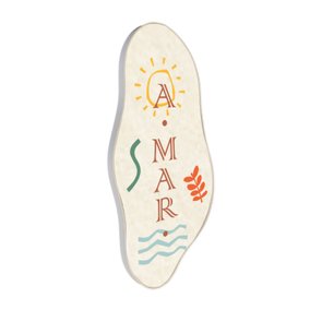 Quadro Orgânico Decorativo  Praia A-Mar Quadro Orgânico Decorativo  Praia A-Mar