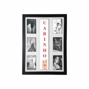 Quadro Painel de Parede para 6 fotos 10x15cm - Dedos Carinho Quadro Painel de Parede para 6 fotos 10x15cm - Dedos Carinho
