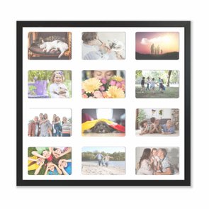 Quadro Painel de Parede para 12 fotos 10x15cm Quadro Painel de Parede para 12 fotos 10x15cm