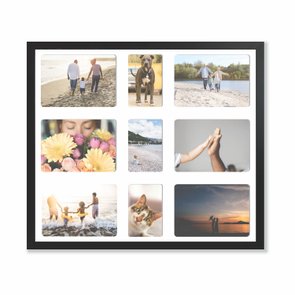 Quadro Painel de Parede para 6 fotos 15x21cm e 3 fotos 10x15cm Quadro Painel de Parede para 6 fotos 15x21cm e 3 fotos 10x15cm