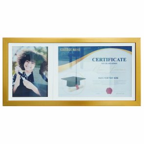 Quadro Painel para Fotos de Formatura Certificado e Diploma com Vidro Quadro Painel para Fotos de Formatura Certificado e Diploma com Vidro