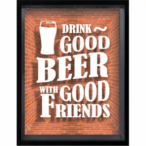 Quadro Porta Tampinhas Drink Good Beer With Good Friends Quadro Porta Tampinhas Drink Good Beer With Good Friends