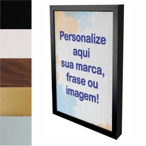 Quadro Tela Decorativa Personalizada em Tecido Canvas com Moldura Caixinha Lisa Revestida - 1,5x3 Quadro Tela Decorativa Personalizada em Tecido Canvas com Moldura Caixinha Lisa Revestida - 1,5x3