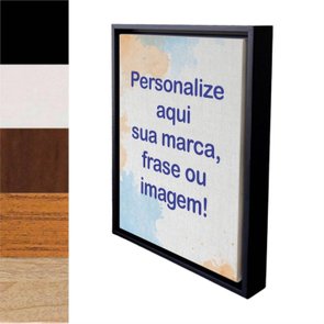 Quadro Tela Decorativa Personalizada em Tecido Canvas com Moldura Canaleta Flutuante Lisa Revestida - 2x2,8 Quadro Tela Decorativa Personalizada em Tecido Canvas com Moldura Canaleta Flutuante Lisa Revestida - 2x2,8