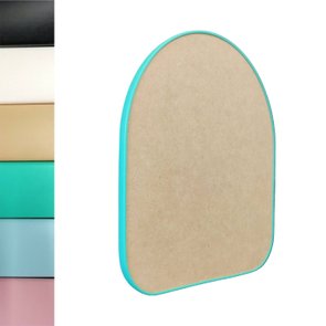 Recorte de Mdf 12mm para Artesanato com Moldura Flexível Perfil U - Organic4 Recorte de Mdf 12mm para Artesanato com Moldura Flexível Perfil U - Organic4