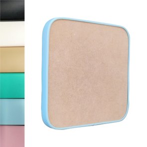 Recorte de Mdf 12mm para Artesanato com Moldura Flexível Perfil U - Quadrado Recorte de Mdf 12mm para Artesanato com Moldura Flexível Perfil U - Quadrado