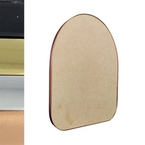 Recorte de Mdf 9mm para Artesanato com Moldura Flexível Plástica - Organic4 Recorte de Mdf 9mm para Artesanato com Moldura Flexível Plástica - Organic4