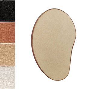 Recorte de Mdf 9mm para Artesanato com Tira de Couro Sintético - Organic5 Recorte de Mdf 9mm para Artesanato com Tira de Couro Sintético - Organic5