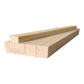 Ripa de Madeira Pinus Natural para Artesanato - 2x1 Ripa de Madeira Pinus Natural para Artesanato - 2x1