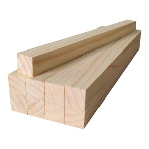 Ripa de Madeira Pinus Natural para Artesanato - 2x2 Ripa de Madeira Pinus Natural para Artesanato - 2x2