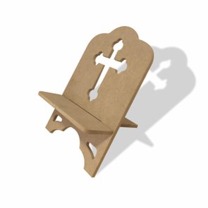 Suporte Porta Bíblia em Mdf Cru 6mm Suporte Porta Bíblia em Mdf Cru 6mm