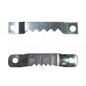 Suporte Serrilhado Jacaré para Quadros e Espelhos 50 peças Suporte Serrilhado Jacaré para Quadros e Espelhos 50 peças