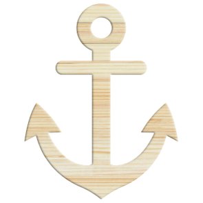 Tábua de Pinus Recortada para Artesanato em Forma de Âconra Barco Tábua de Pinus Recortada para Artesanato em Forma de Âconra Barco