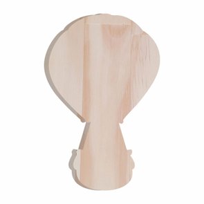 Tábua de Pinus Recortada para Artesanato em Forma de Balão de Ar Tábua de Pinus Recortada para Artesanato em Forma de Balão de Ar