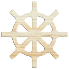 Tábua de Pinus Recortada para Artesanato em Forma de Leme Barco Tábua de Pinus Recortada para Artesanato em Forma de Leme Barco