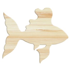 Tábua de Pinus Recortada para Artesanato em Forma de Peixe Tábua de Pinus Recortada para Artesanato em Forma de Peixe