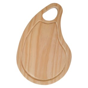 Tábua para Hambúrguer em Madeira de Pinus Natural Maciço - Recorte Tábua para Hambúrguer em Madeira de Pinus Natural Maciço - Recorte