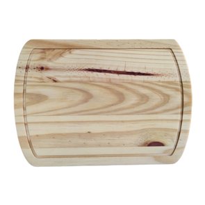 Tábua para Queijos e Frios Cheese em Madeira de Pinus Natural com Friso e Óleo Mineral Tábua para Queijos e Frios Cheese em Madeira de Pinus Natural com Friso e Óleo Mineral