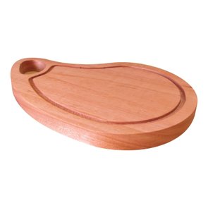 Tábua para Servir Hambúrguer em Madeira de Eucalipto Maciço - Recorte com Óleo Mineral Tábua para Servir Hambúrguer em Madeira de Eucalipto Maciço - Recorte com Óleo Mineral