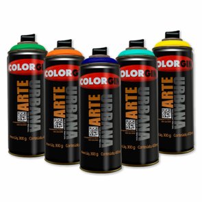 Tinta Spray Colorgin Arte Urbana 400ml Tinta Spray Colorgin Arte Urbana 400ml