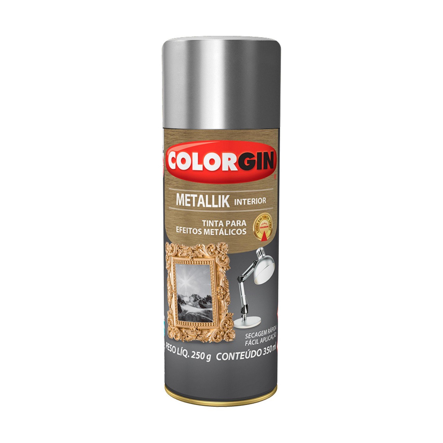 Tinta Spray Colorgin Metallik Interior 350ml