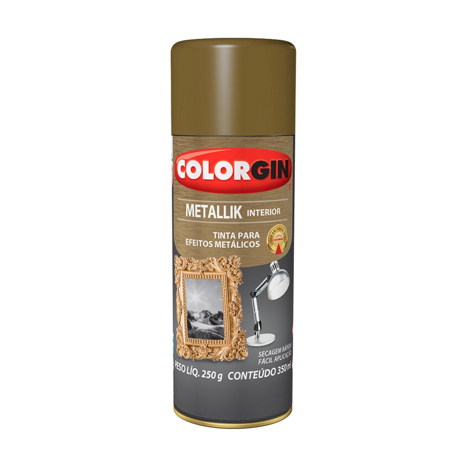 Tinta Spray Colorgin Metallik Interior 350ml