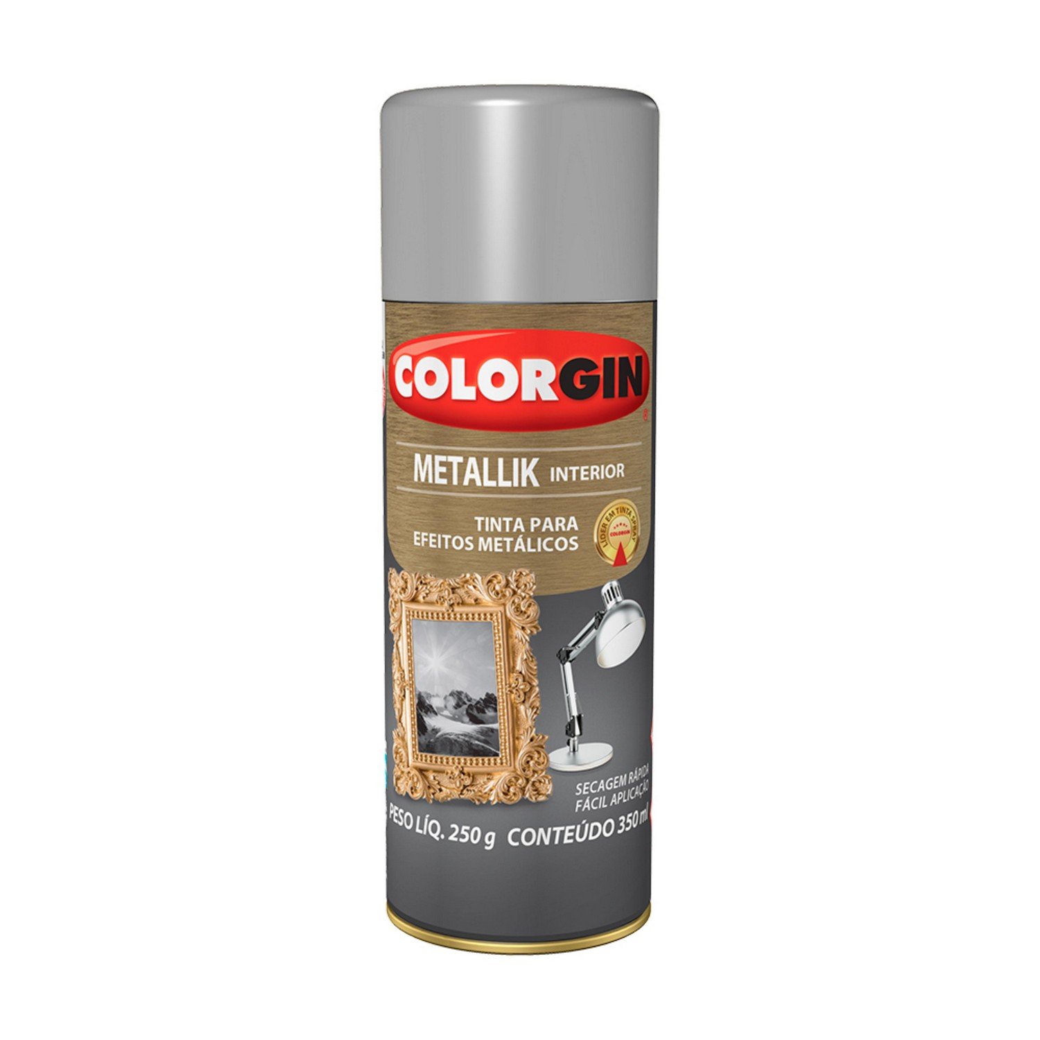 Tinta Spray Colorgin Metallik Interior 350ml