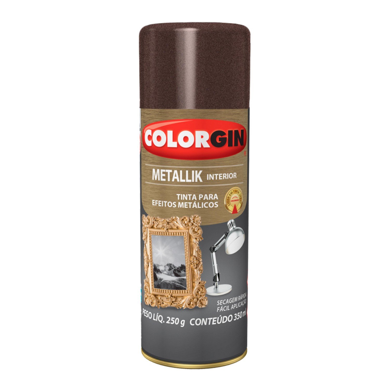 Tinta Spray Colorgin Metallik Interior 350ml