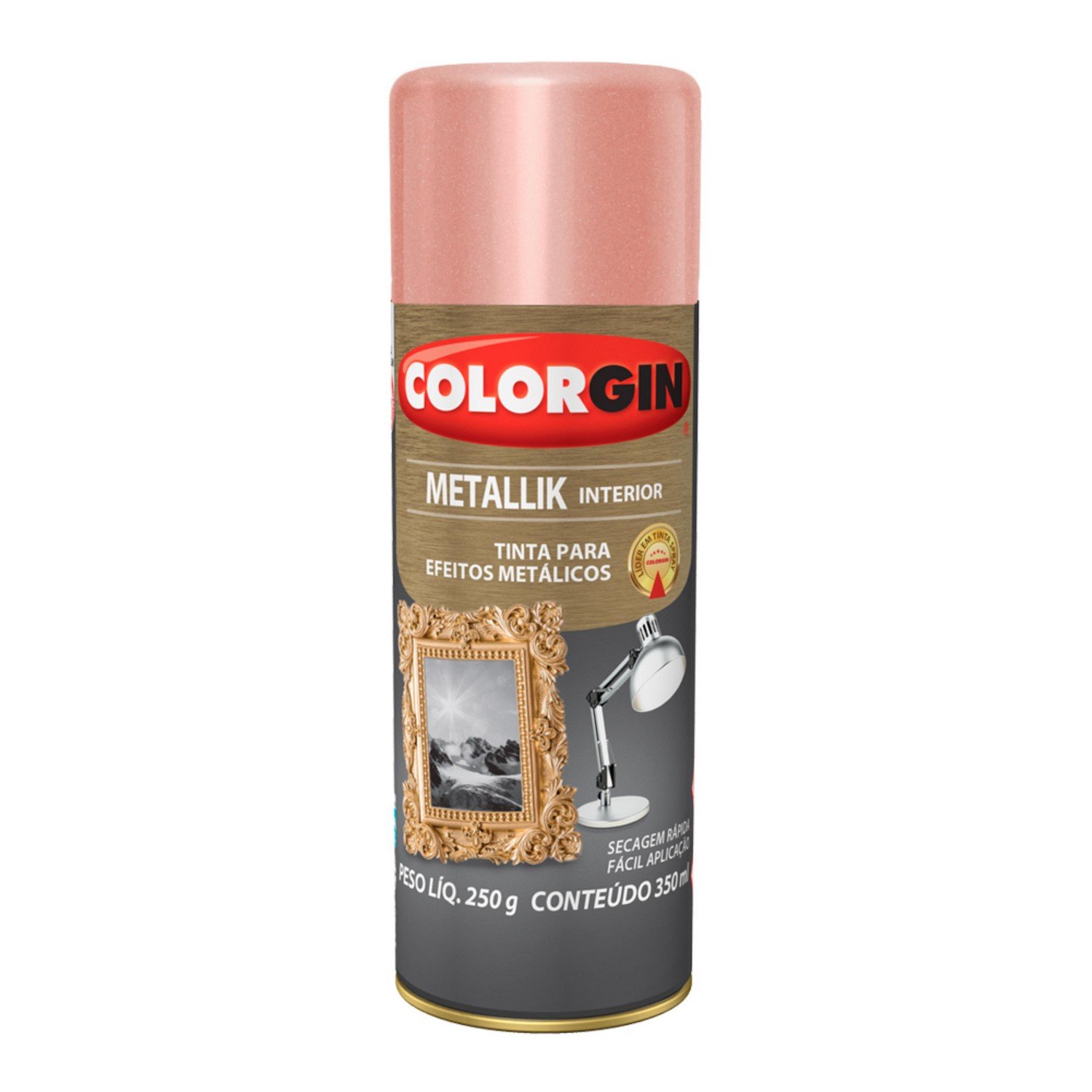 Tinta Spray Colorgin Metallik Interior 350ml