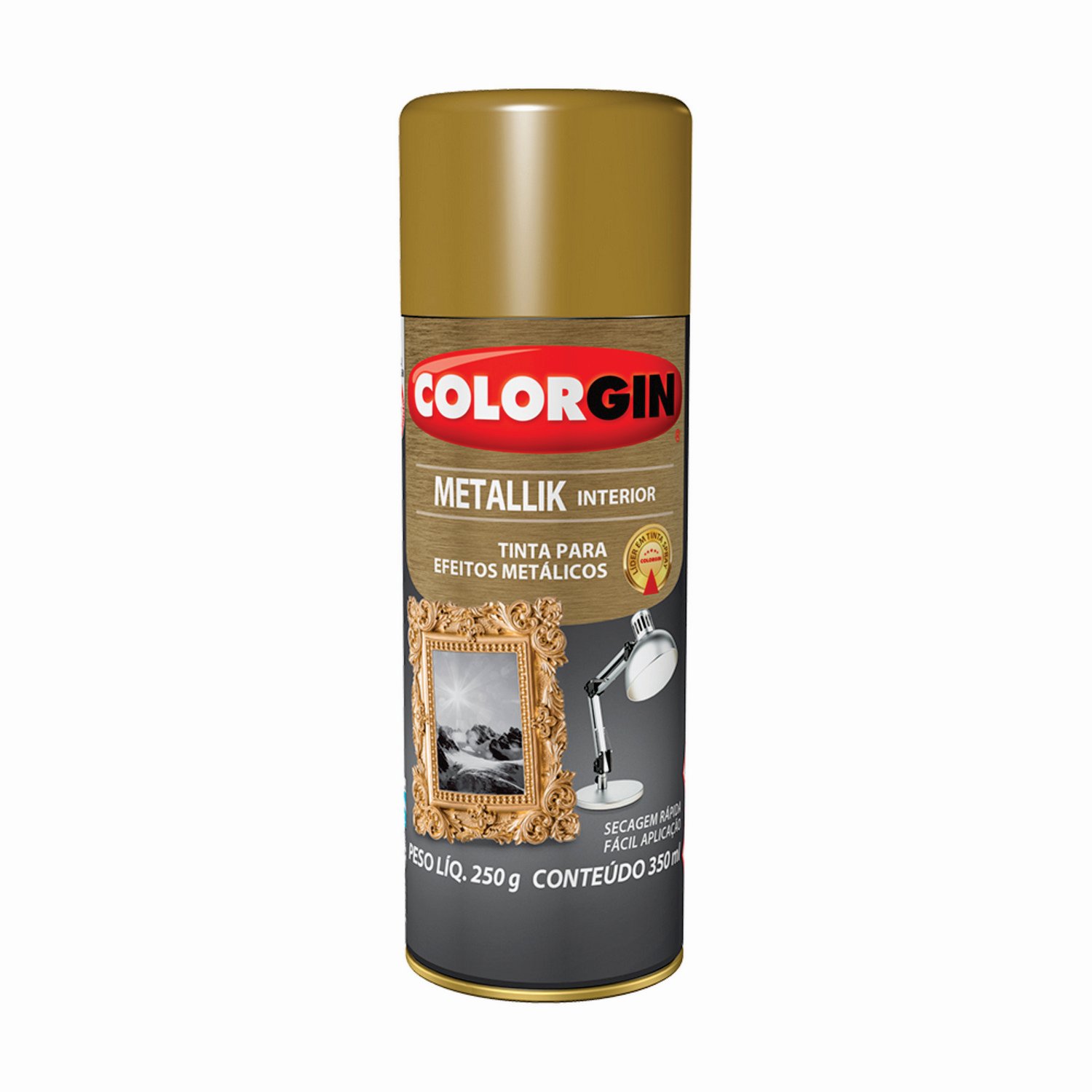 Tinta Spray Colorgin Metallik Interior 350ml