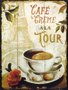 Placa Decorativa Café  Crème a La Tour