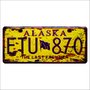 Placa Decorativa Vintage de Carro em Mdf - Alaska
