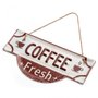 Placa Coffee Fresh - Decoração Casa Retrô - LUDI
