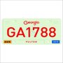 Placa Decorativa Vintage de Carro em Mdf - Georgia Fulton