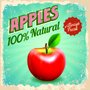 Placa Decorativa Apples 100% Natural Always Fresh