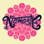 Placa Decorativa Frase: "Namastê" Mandala