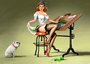 Placa Decorativa Vintage Pin-Up
