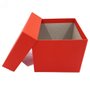 Caixa Para Presentes Quadrada Vermelha - 107