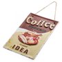 Placa Coffe Idea - Coffe Is A Good Idea - Decoração Casa Retrô - LUDI