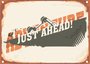 Placa Decorativa Vintage Adventure Just Ahead