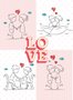 Placa Decorativa Frase "Love'