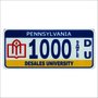 Placa Decorativa Vintage de Carro em Mdf - Pennsylvania Desales University
