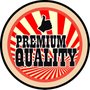 Placa Decorativa Redonda Premium Quality Gasoline