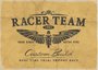 Placa Decorativa Racer Team
