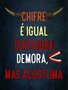Placa Decorativa Frases de Boteco - Chifre é Igual Dentadura: Demora, Mas Acostuma