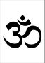 Placa Decorativa Simbolo do Hinduismo