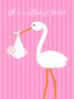 Placa Decorativa Frase It's a baby Girl