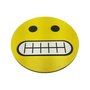 Placa Decorativa Com Relevo Emoji Amarelo Mostrando Os Dentes